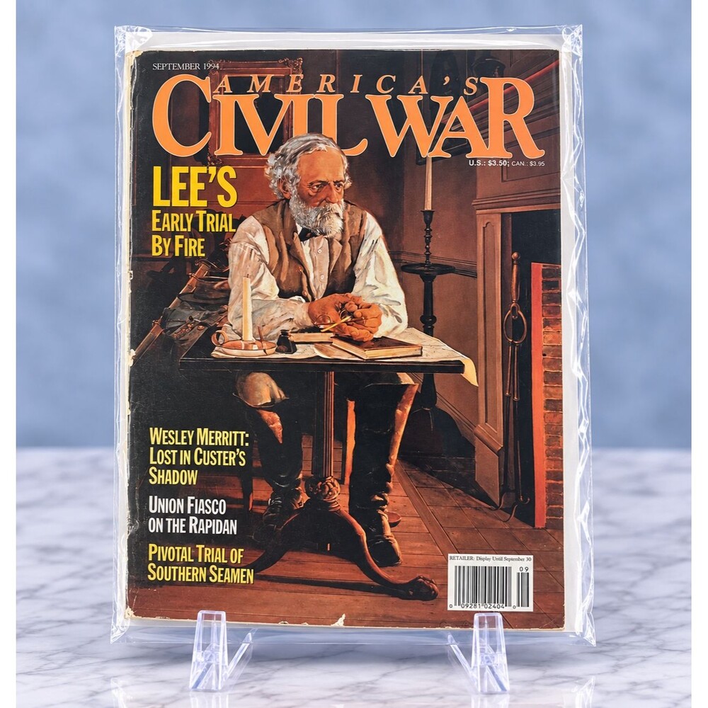 America's Civil War September 1994 Robert E Lee Early Trial by Fire Magazine